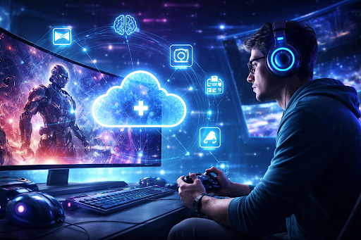 AI Meets the Cloud: The Next Era of Online Gaming